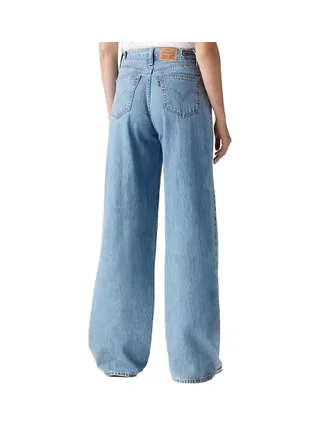 Jean Bleu Clair Femme Levi's Cinch Baggy Indigo 2