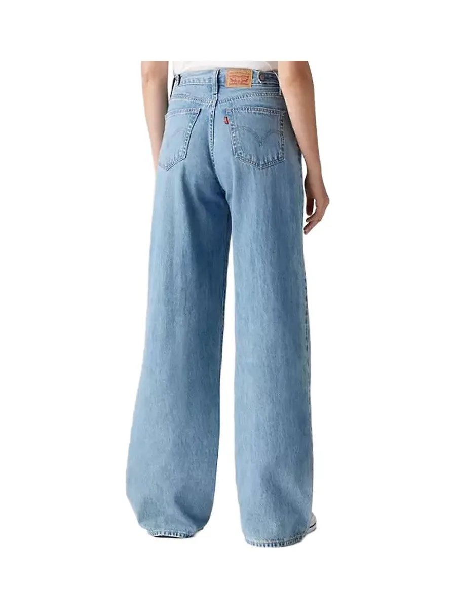 Jean Bleu Clair Femme Levi's Cinch Baggy Indigo 3