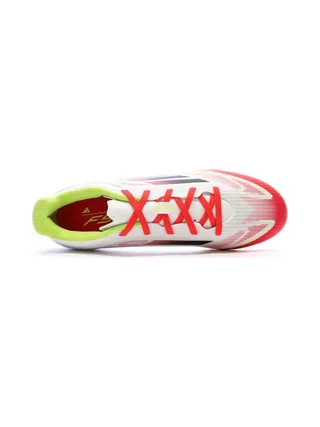Chaussures de Foot Blanc/Rouge Homme Adidas F50 Club FG/MG 4