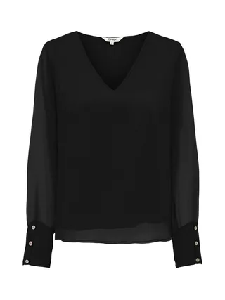 Blouse Noire Femme Only Tasha Otl 1