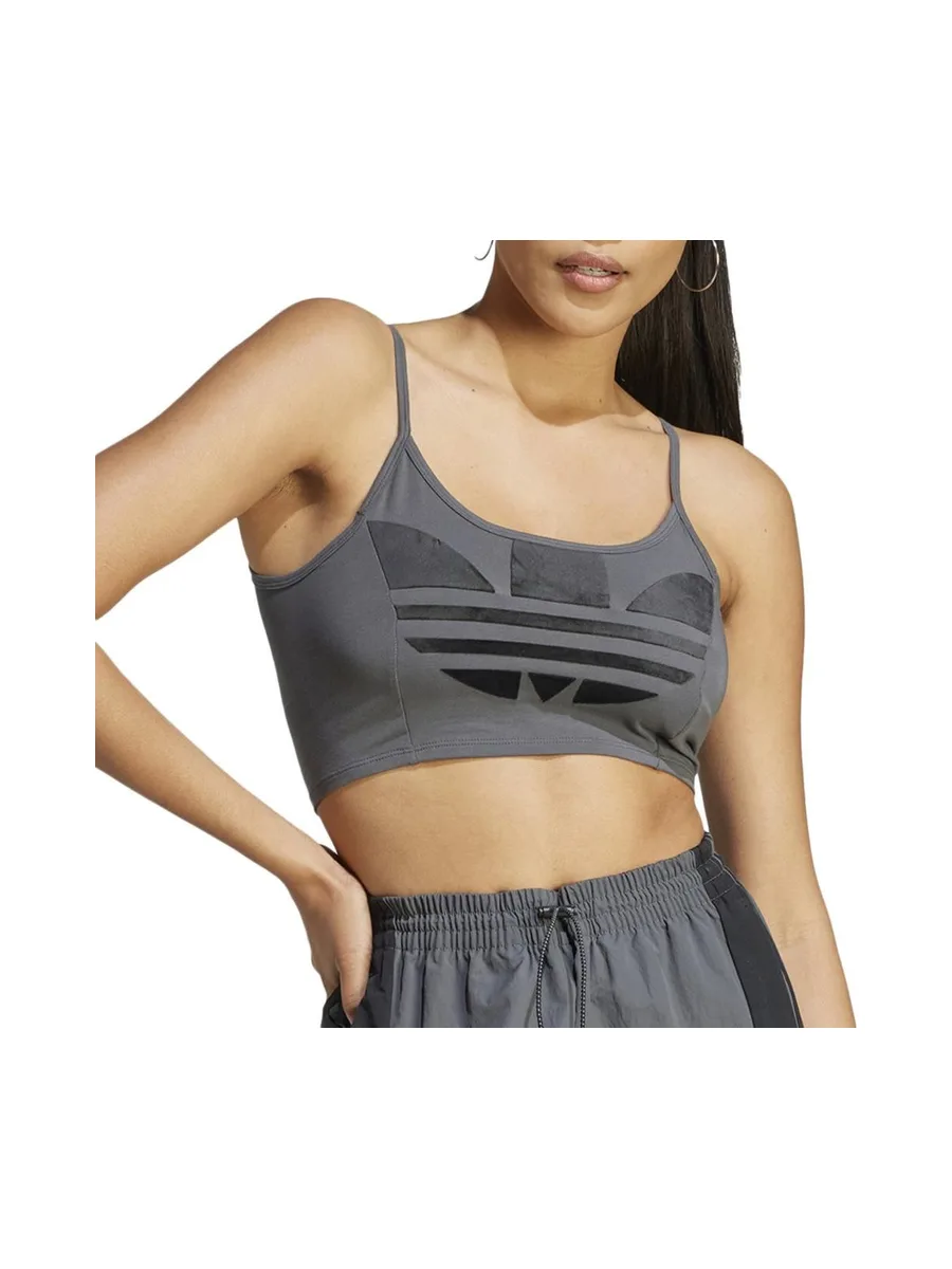 Brassière Grise Femme Adidas II5646 2