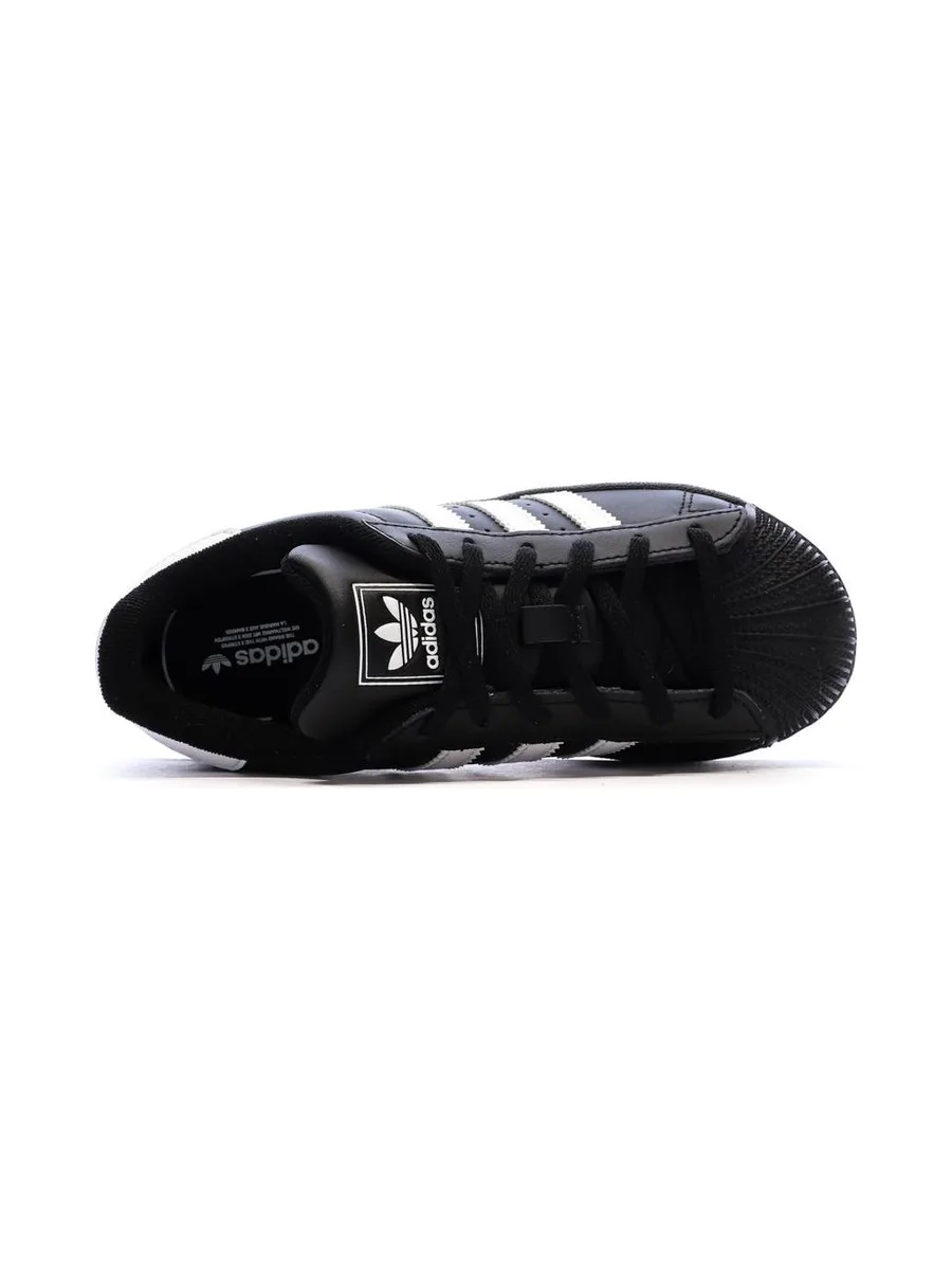 Baskets Superstar Noir/Blanc Mixte Adidas 5