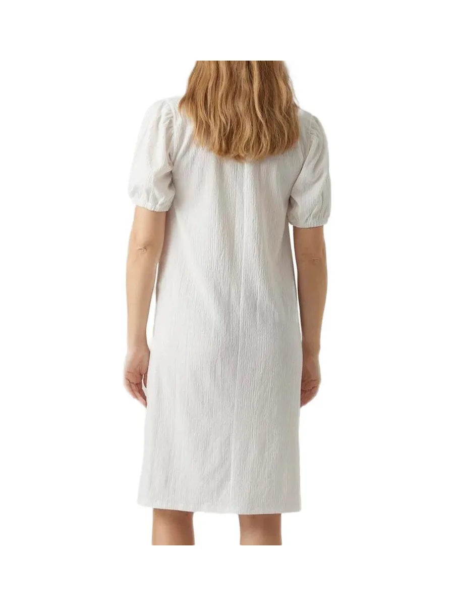 Robe Blanche Femme Mamalicious Mylah Solid 3