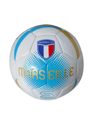 MARSEILLE Ballon Blanc/Bleu/Doré Sport Zone 1