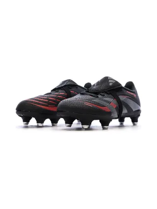 Chaussures de Foot Noires Junior Adidas Predator League FT SG 6