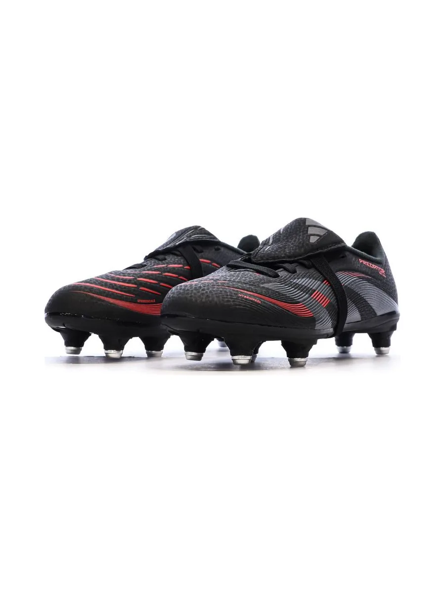 Chaussures de Foot Noires Junior Adidas Predator League FT SG 7