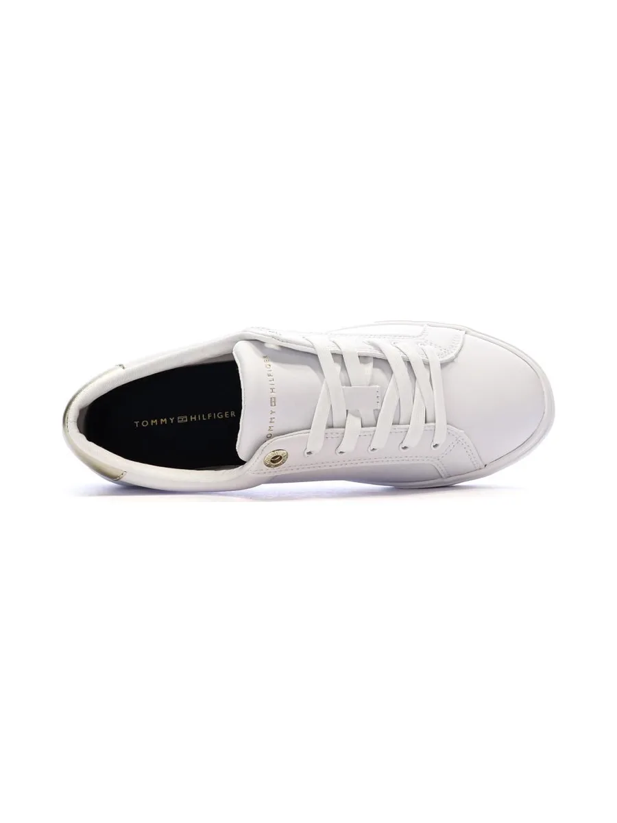 Baskets Blanches/Argent Femme Tommy Hilfiger Sneaker 5