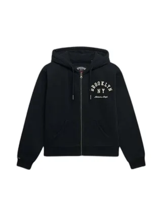 Sweat Zippé Marine Femme Superdry Ziphood 1
