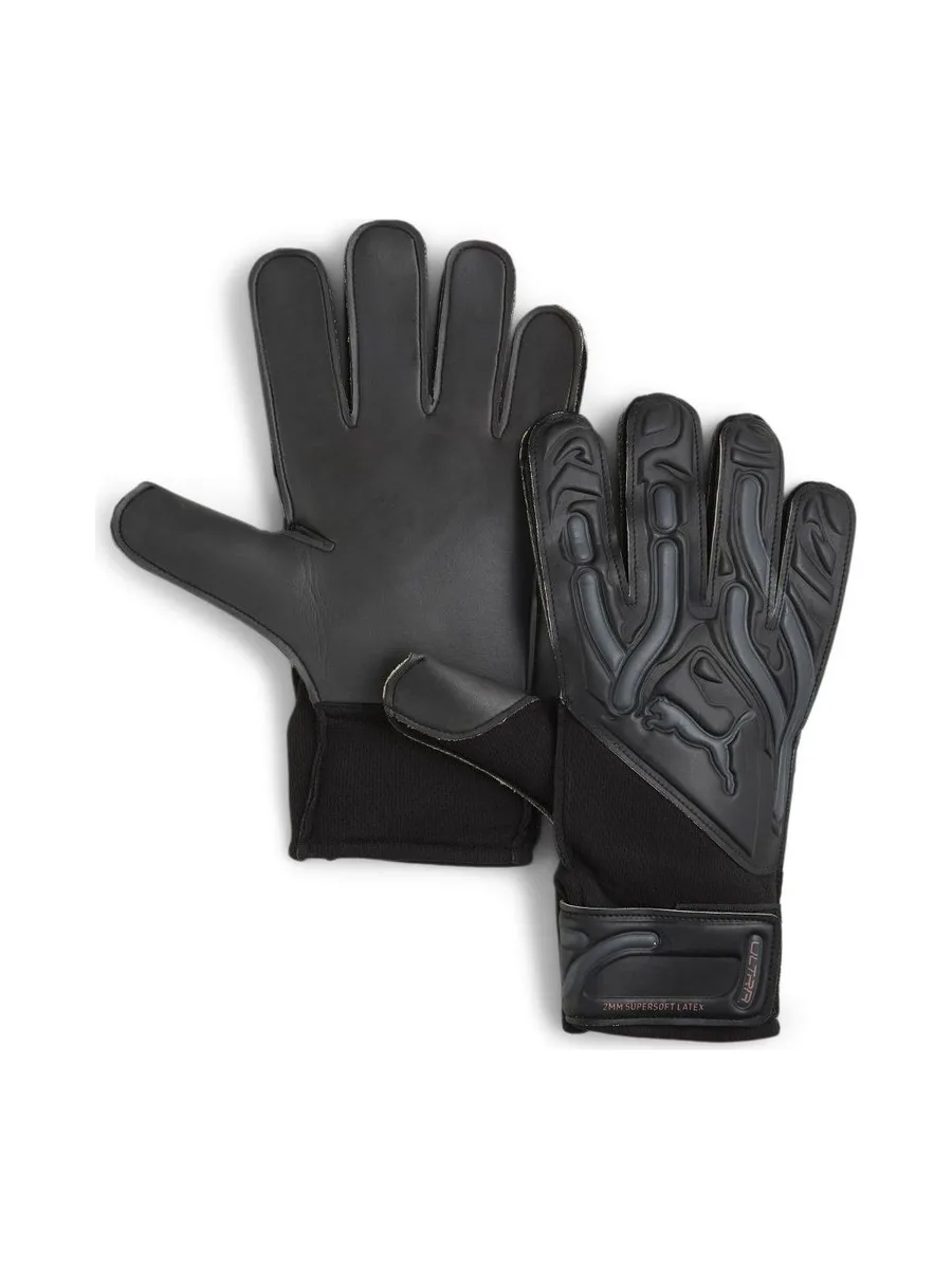 Gants de gardien de football Noir Mixte Puma Ultra Pro RC 2