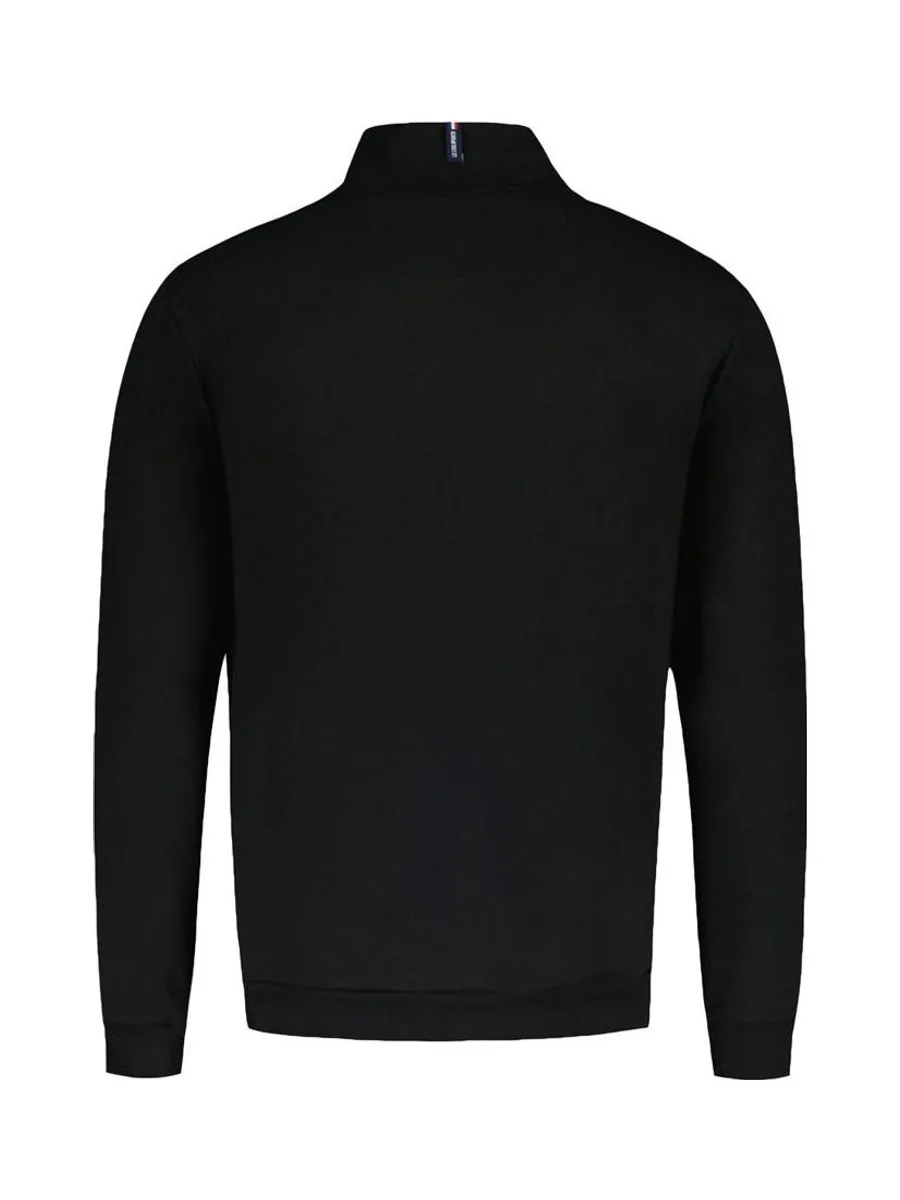Sweat Noir Homme Le Coq Sportif Halfzip 3