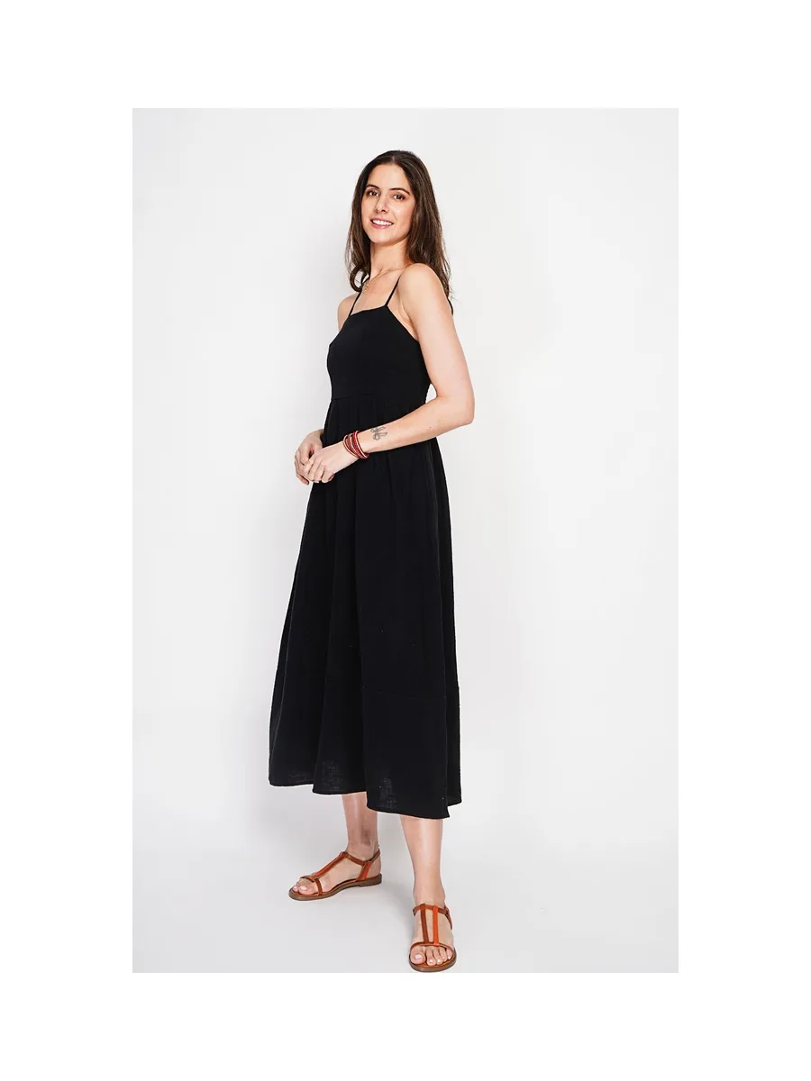 Robe Longue d'Été à Bretelles réglable 15