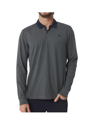Polo Manches Longues Grises Homme TBS PEKANPOL 1