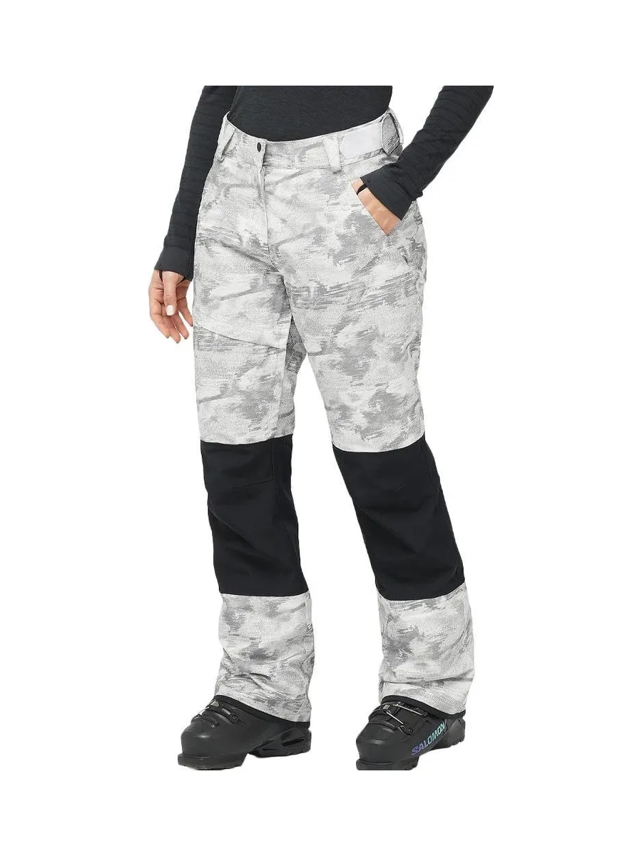 Pantalon de ski Gris/Noir Femme Salomon Bashley 2