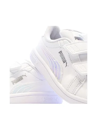 Baskets Blanches Fille Puma Smash 3.0 Holo 7
