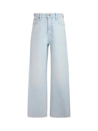 Jean Large Bleu Clair Fille Teddy Smith Electra 1