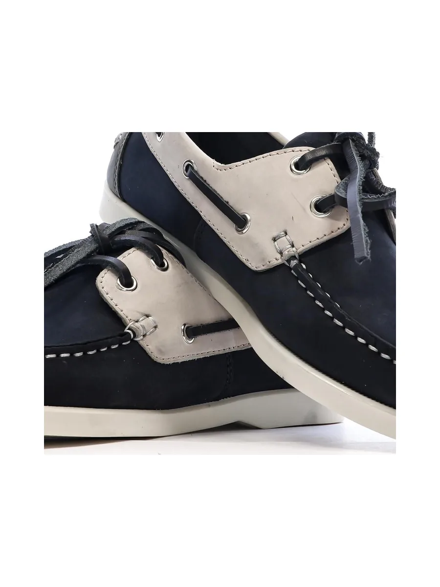 Chaussures bateau Marine Femme TBS Bateau Cow Nubuck London 8
