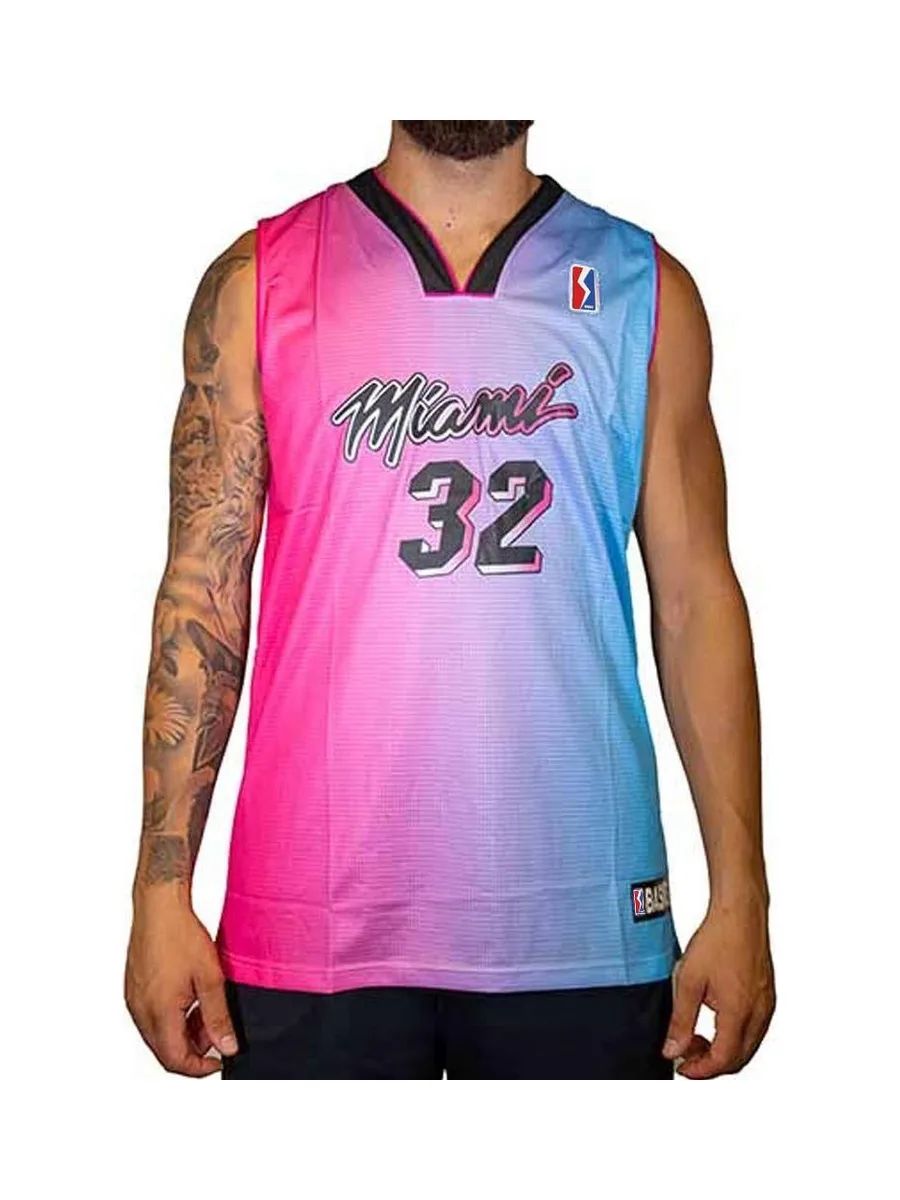 Miami Maillot de basketball Rose/Mauve Homme Sport Zone 2