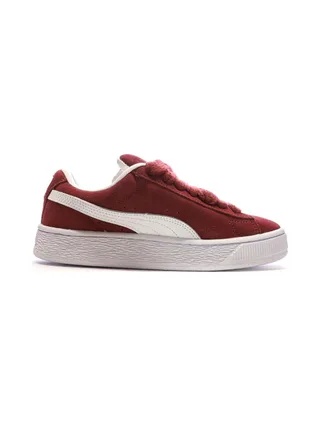 Baskets Rouges Femme Puma Suede XL 2