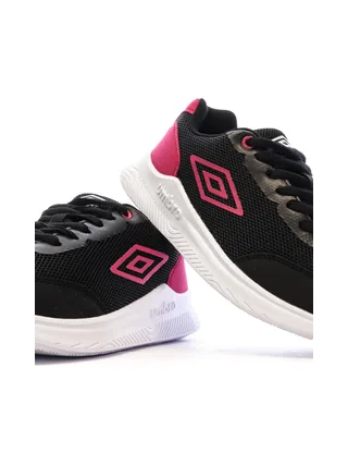 Baskets Noir/Rose Femme Umbro Nateo 7