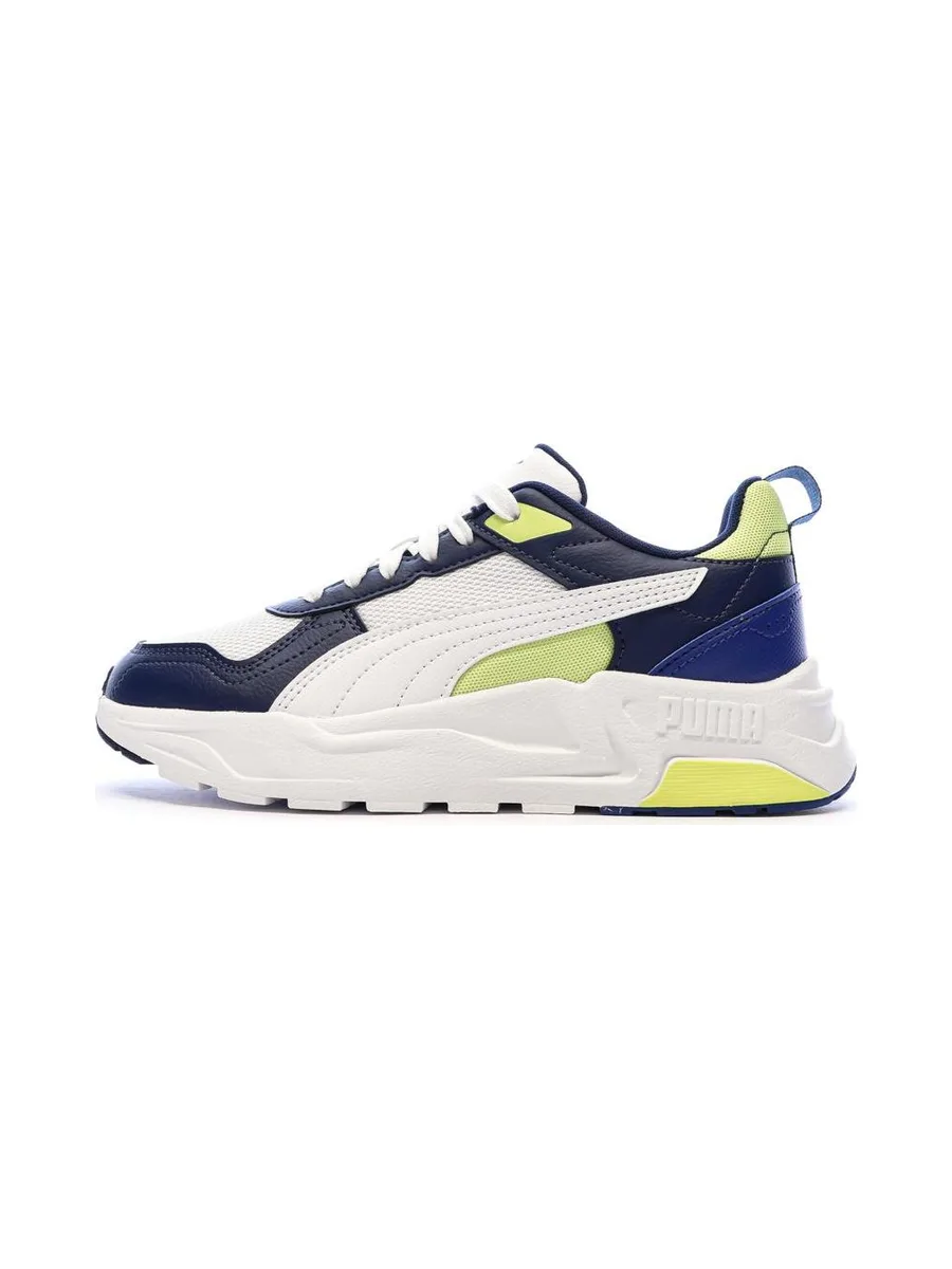 Baskets Blanches/Marines Garçon Puma Trinity 2 2