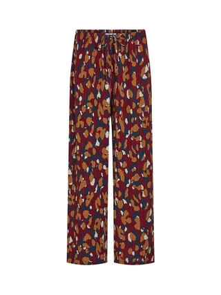Pantalon fluide Rouge à Motifs Femme Vila Lusi 1
