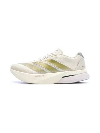 Chaussures Running Blanc/Doré Adidas Adizero Boston 13 1