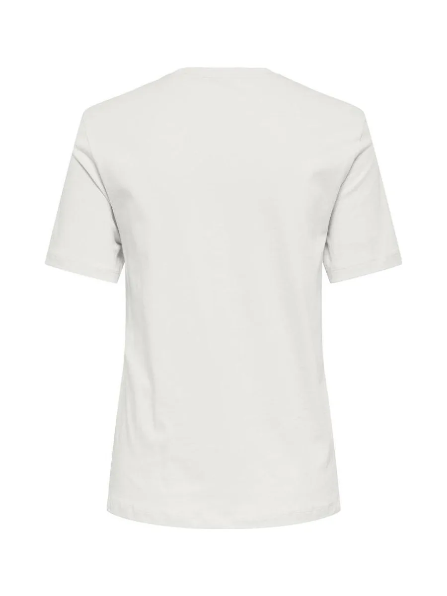 T-Shirt Blanc Femme Only Lola 3