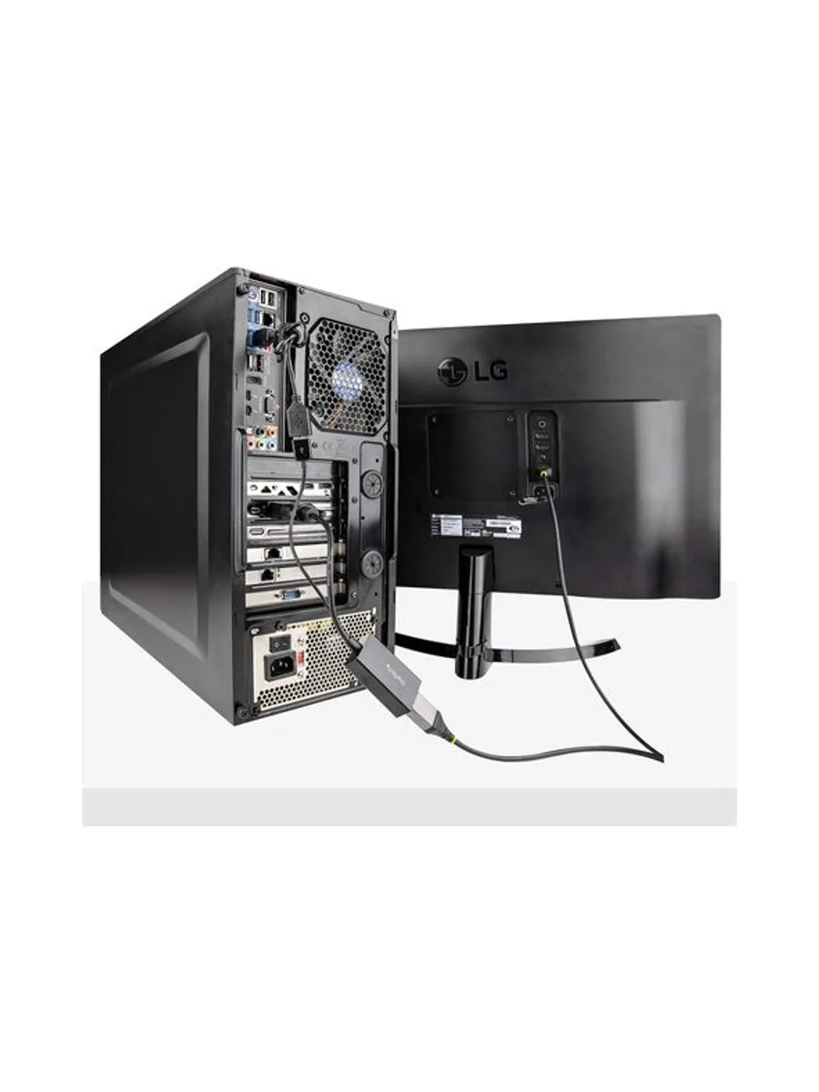 DVI to DisplayPort Adapter - USB Power 7
