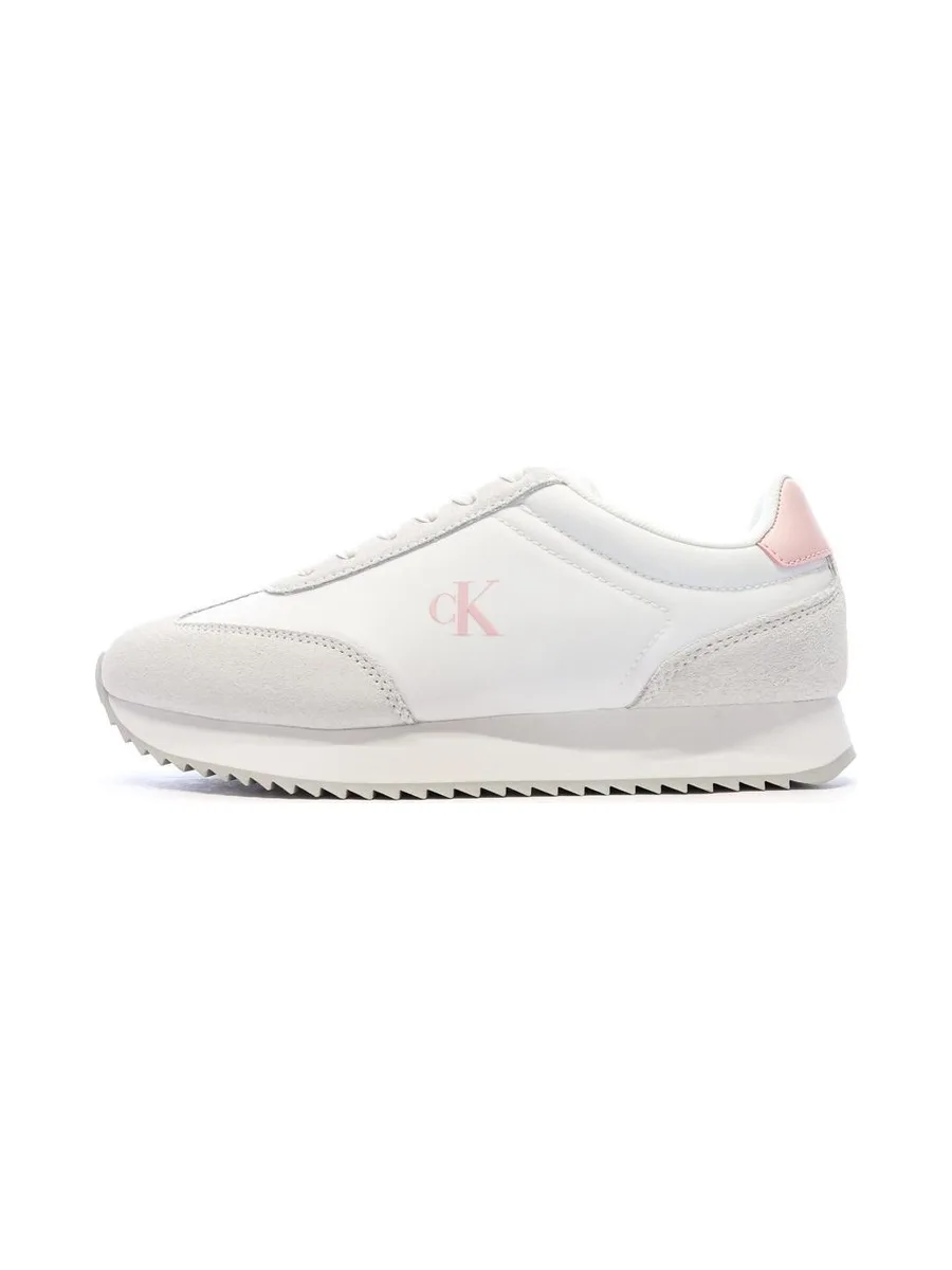Baskets Blanches Femme Calvin Klein Jeans Runner 6