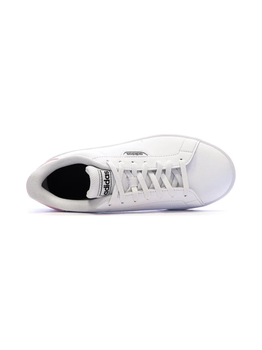 Baskets Blanc/Rose Femme Adidas Urban Court 5
