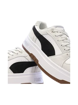 Baskets Blanches/Noires Femme Puma Rebound Low 7
