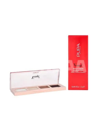 Pupa Vamp! Palette 4 Ombres 5.2g - #01 Natural Matt 1