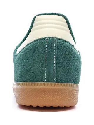 Baskets Vertes/Blanches Homme Adidas Samba 3