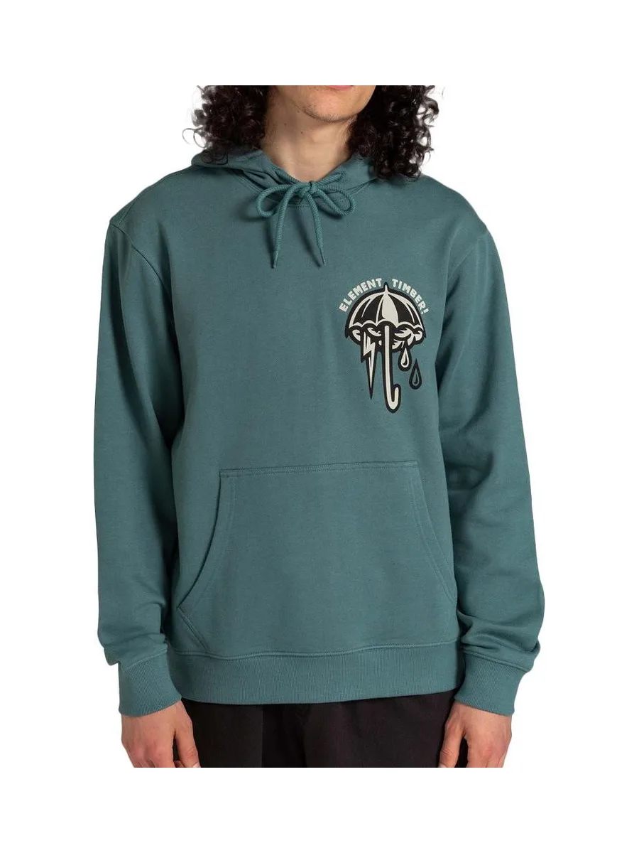 Sweat Vert Homme Element Angry Clouds 1