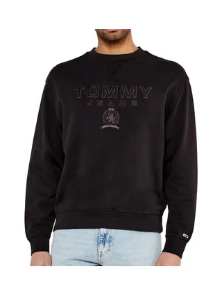 Sweat Noir Homme Tommy Hilfiger Varsity DM0DM20827 1