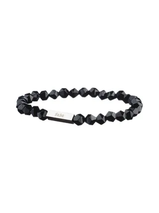 Bracelet Vaugirard noir - pierres naturelles 1