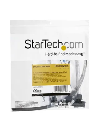 5Pk Security Cable Tethers for Adapters 6