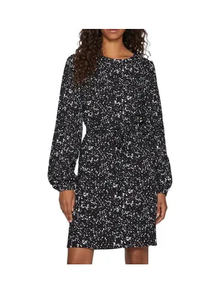 Robe Noir/Blanc Femme Vila Peffi 1