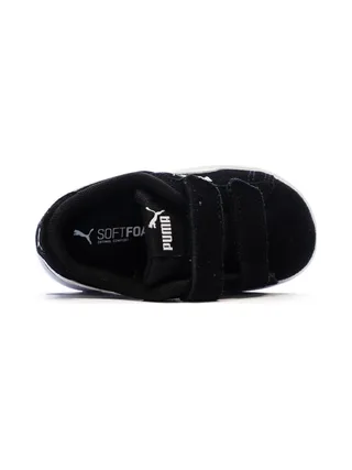Baskets Noires/Blanches Garçon Puma Smash 3.0 4