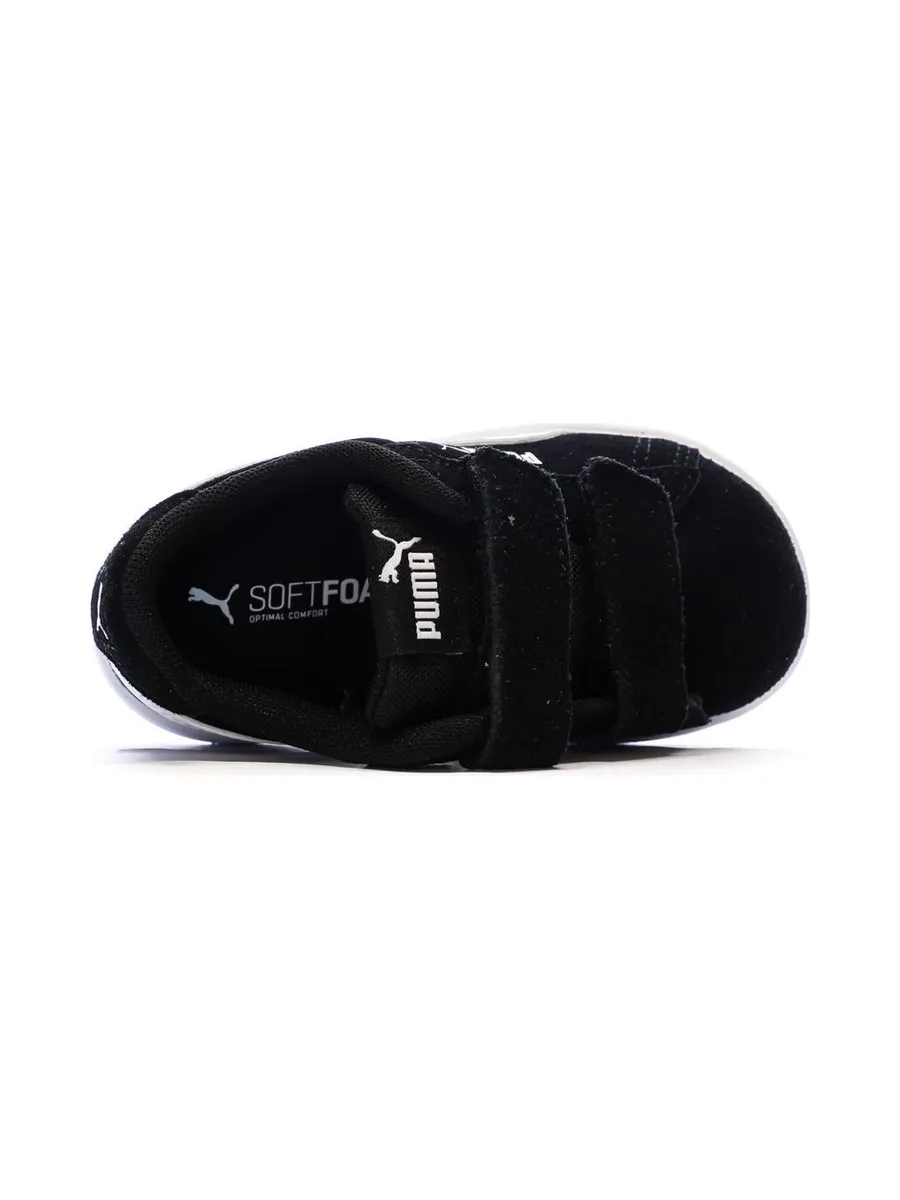Baskets Noires/Blanches Garçon Puma Smash 3.0 5