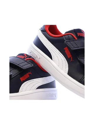 Baskets Marine/Rouge Garçon Puma Smash 3.0 7
