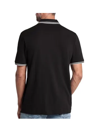 Polo Noir Homme G-Star RAW Striped Collar 2