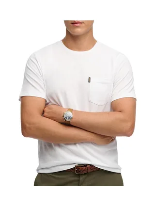 T-Shirt Blanc Homme Superdry Classic Essential 1