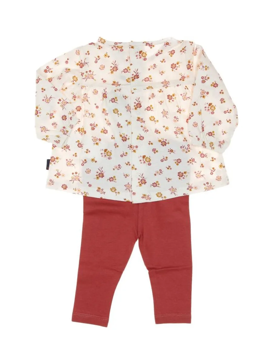 Ensemble Rose/Ecru Bébé Fille EOM Efomug 3