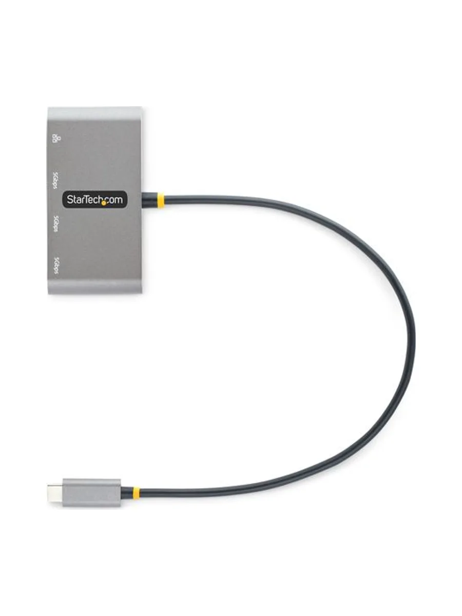 3-Port USB-C Hub with Ethernet Portable 5