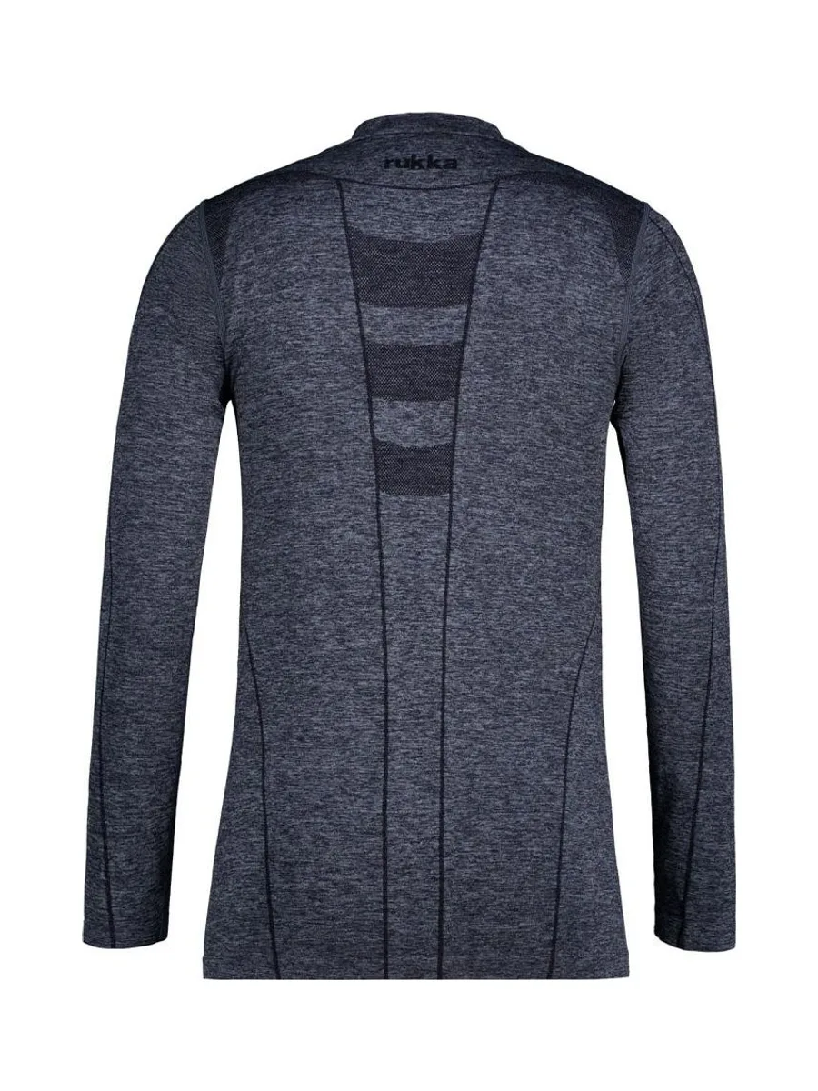 T-shirt Manches Longues Gris Foncé Homme Rukka Tira 3