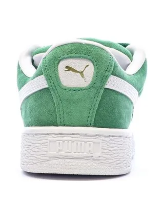 Baskets Verte Femme Puma Suede XL 3