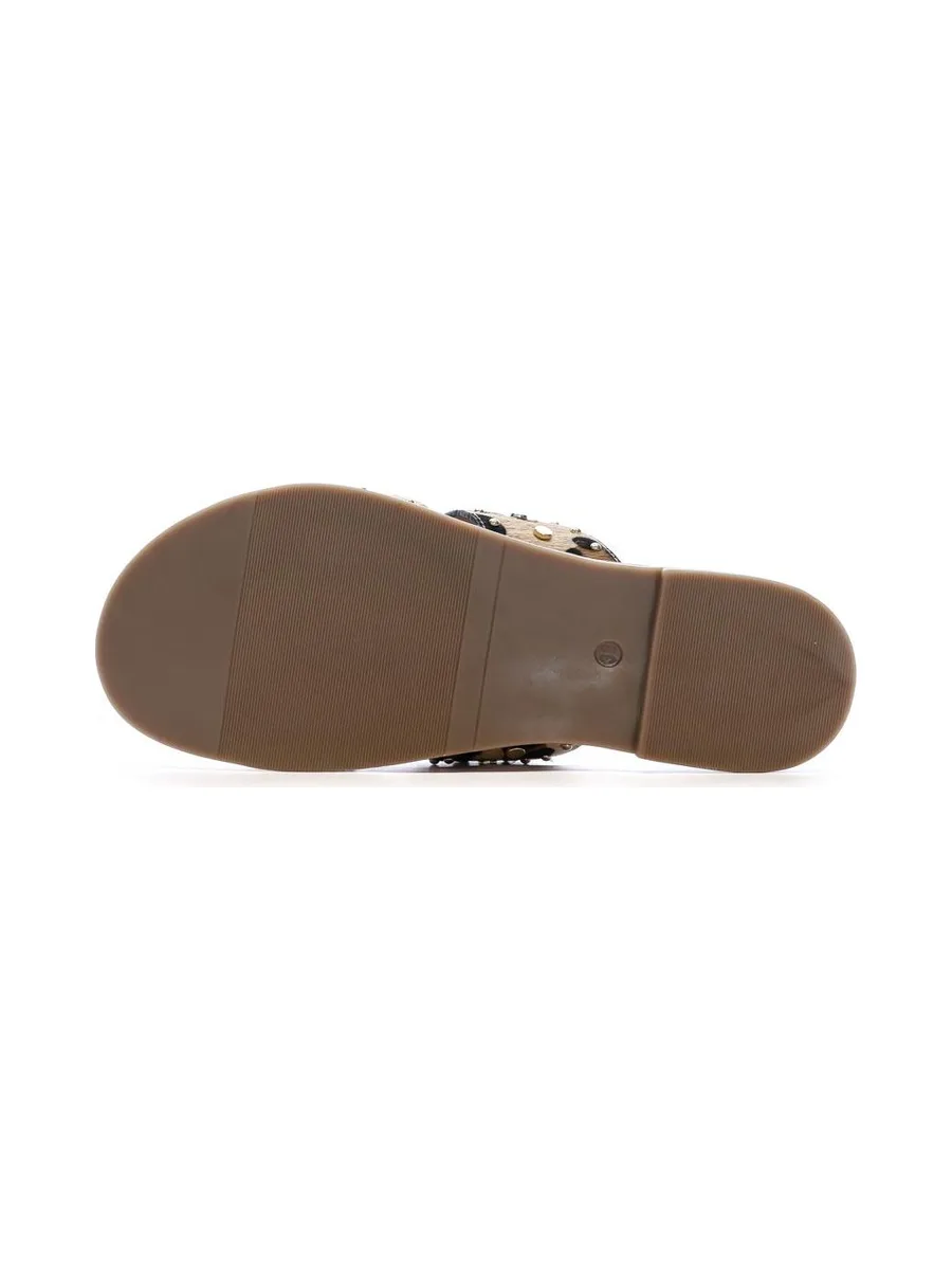 Sandales Noir/Marron Femme Carmela Brida 6