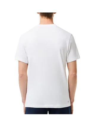 T-shirt Blanc Homme Lacoste TH7505 2