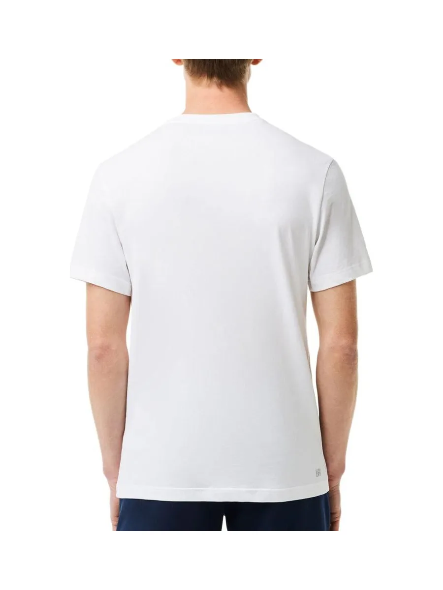T-shirt Blanc Homme Lacoste TH7505 3